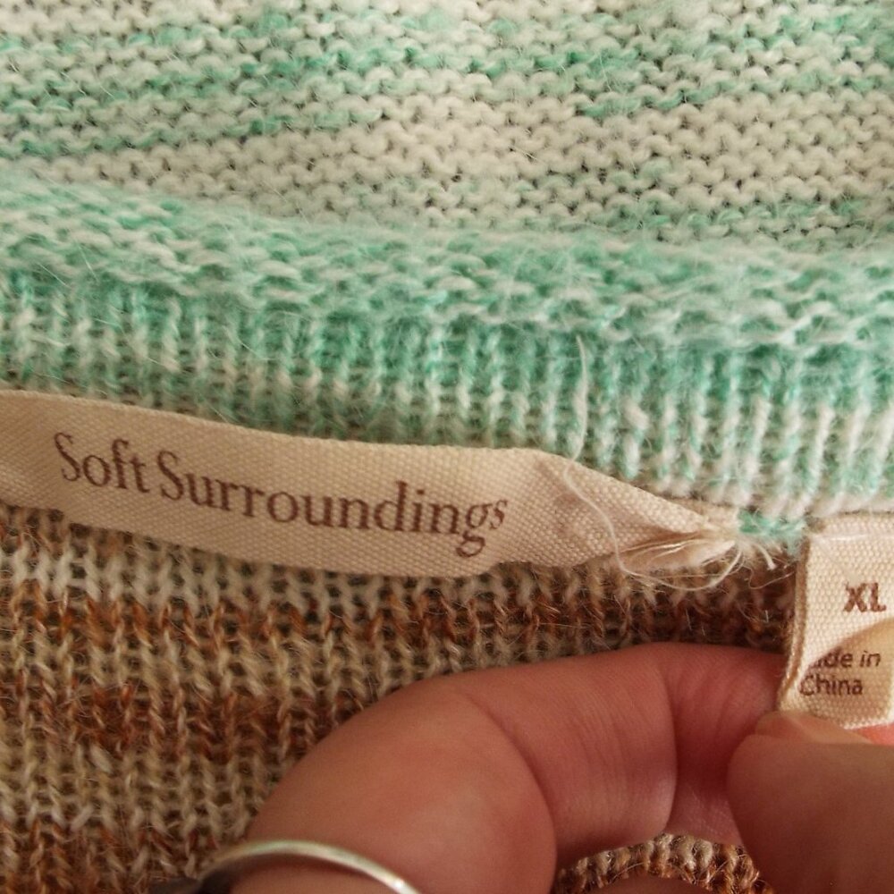 Soft Surroundings Juniper Open Front Cardigan Swe… - image 7